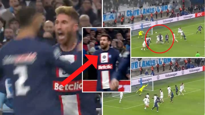 Les fans sont choqués par la réaction de Lionel Messi à la tête de Sergio Ramos pour le PSG contre Marseille.