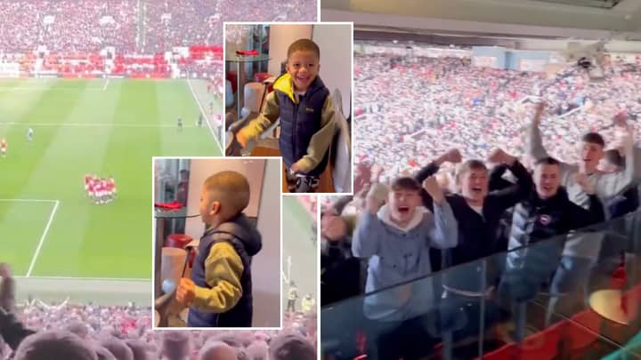 Les fans de Man Utd se sont retournés pour célébrer la passe décisive de Fred avec son fils