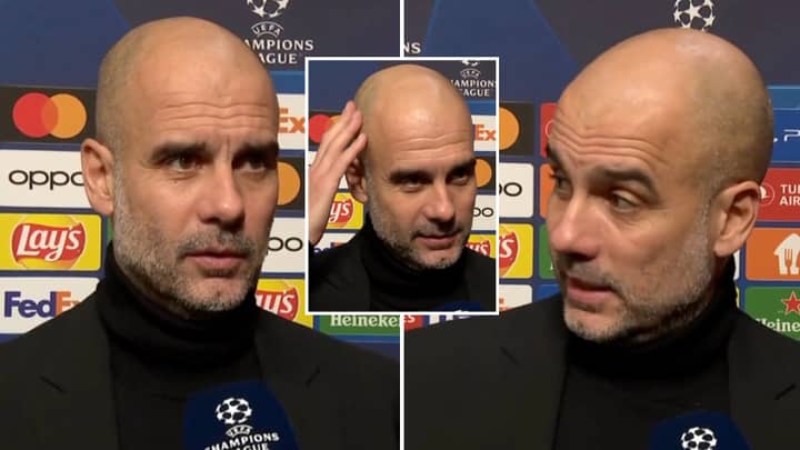 Pep Guardiola donne une interview très glaciale après le match nul contre RB Leipzig