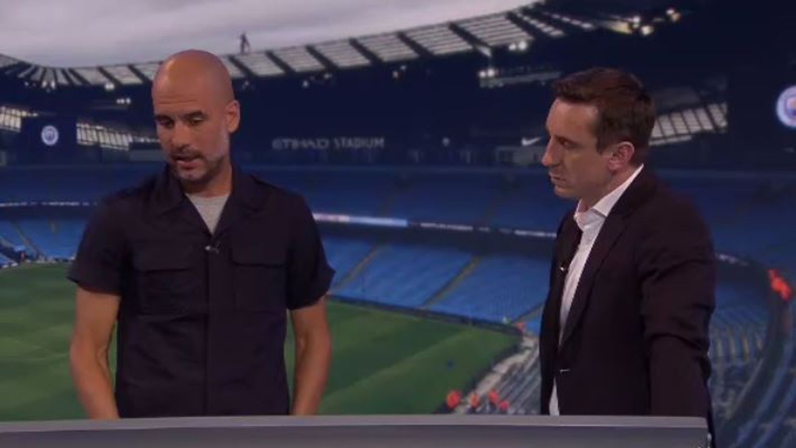 Gary Neville révèle deux changements que Guardiola fera pour Arsenal vs Man City
