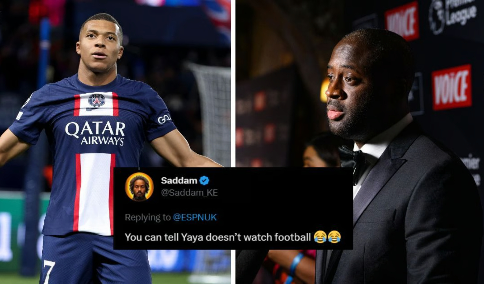 Yaya Touré snobe Mbappé lorsqu’il nomme les 3 meilleurs ailiers gauches du football mondial, les fans le trollent brutalement