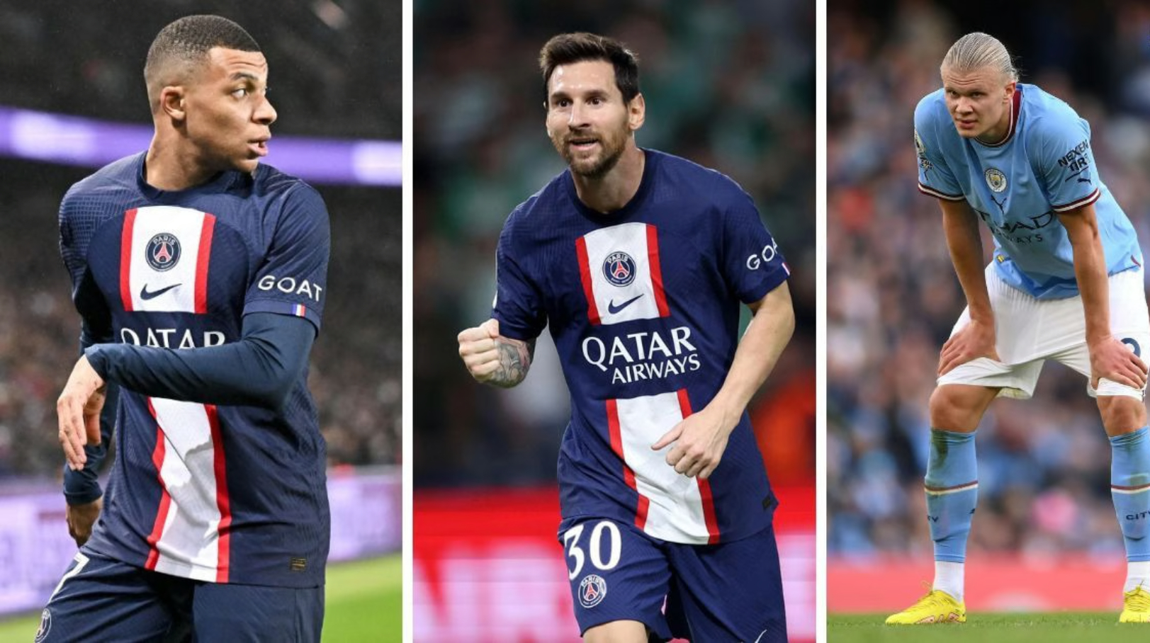 Messi mène Mbappe et Haaland dans une incroyable statistique de buts dans les 5 meilleures ligues européennes cette saison