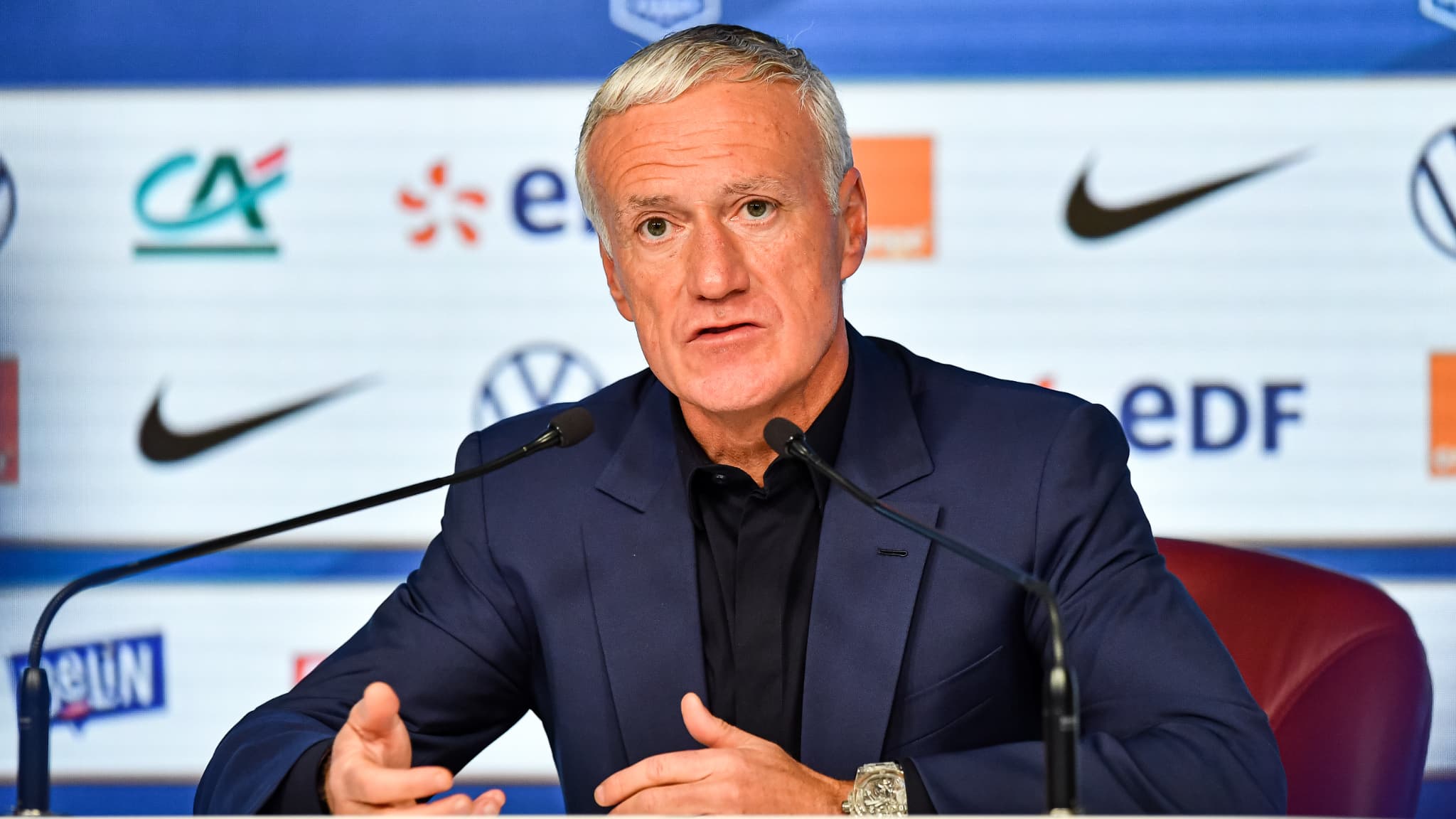 Didier Deschamps en conference de presse le 17 mars 2022 1372301