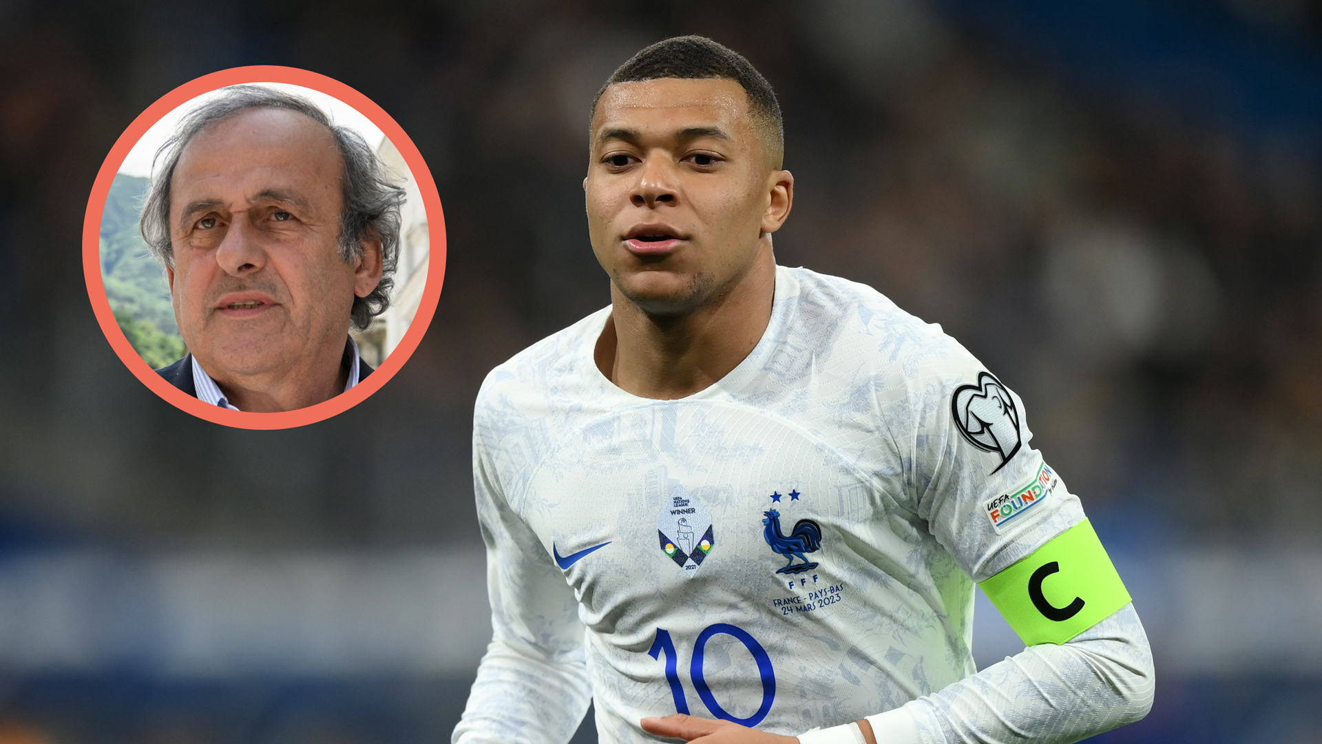 Equipe de France Michel Platini Kylian Mbappe