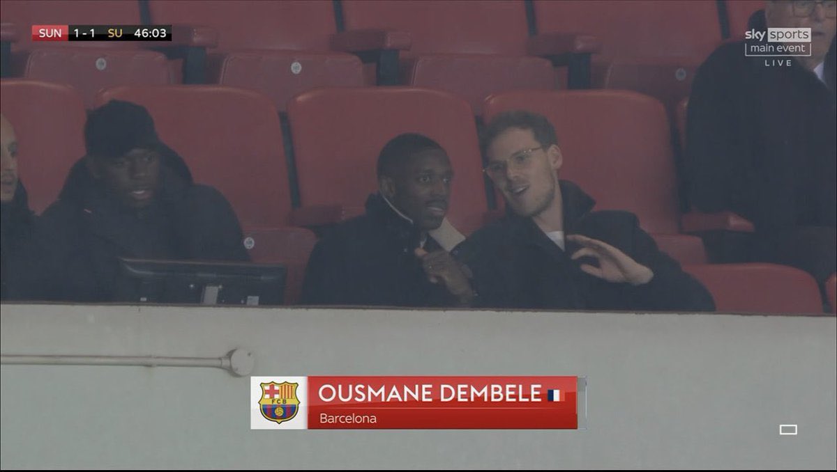 Révélé : Pourquoi Ousmane Dembélé était en tribune lors du match Sunderland v Sheffield