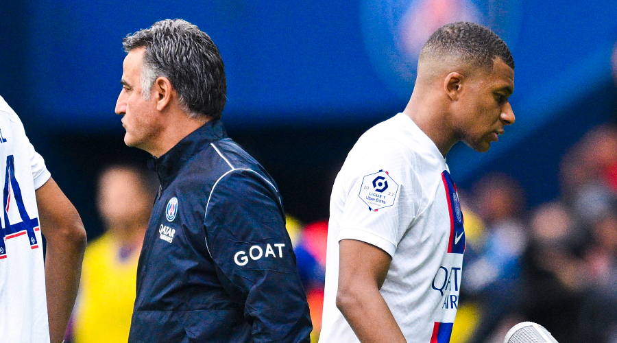 Galtier et Mbappe 1