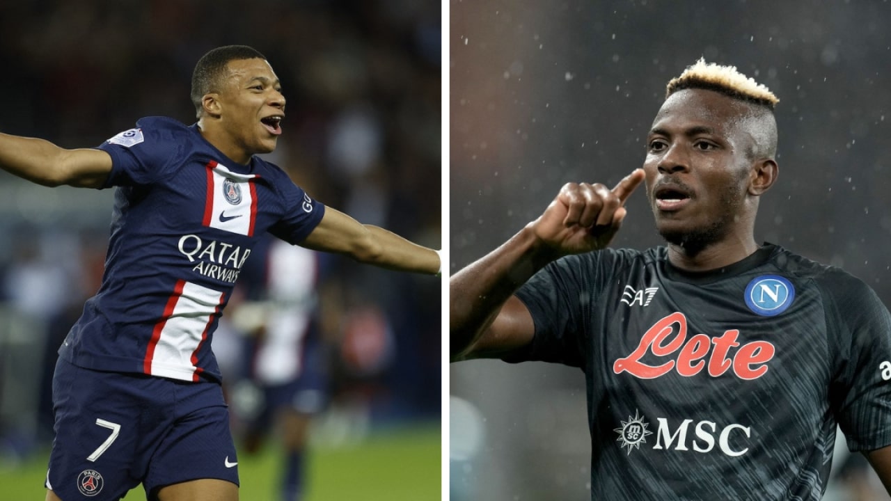 Mbappé 3e, Osimhen 4e, le classement réactualisé du Soulier d’Or 2023