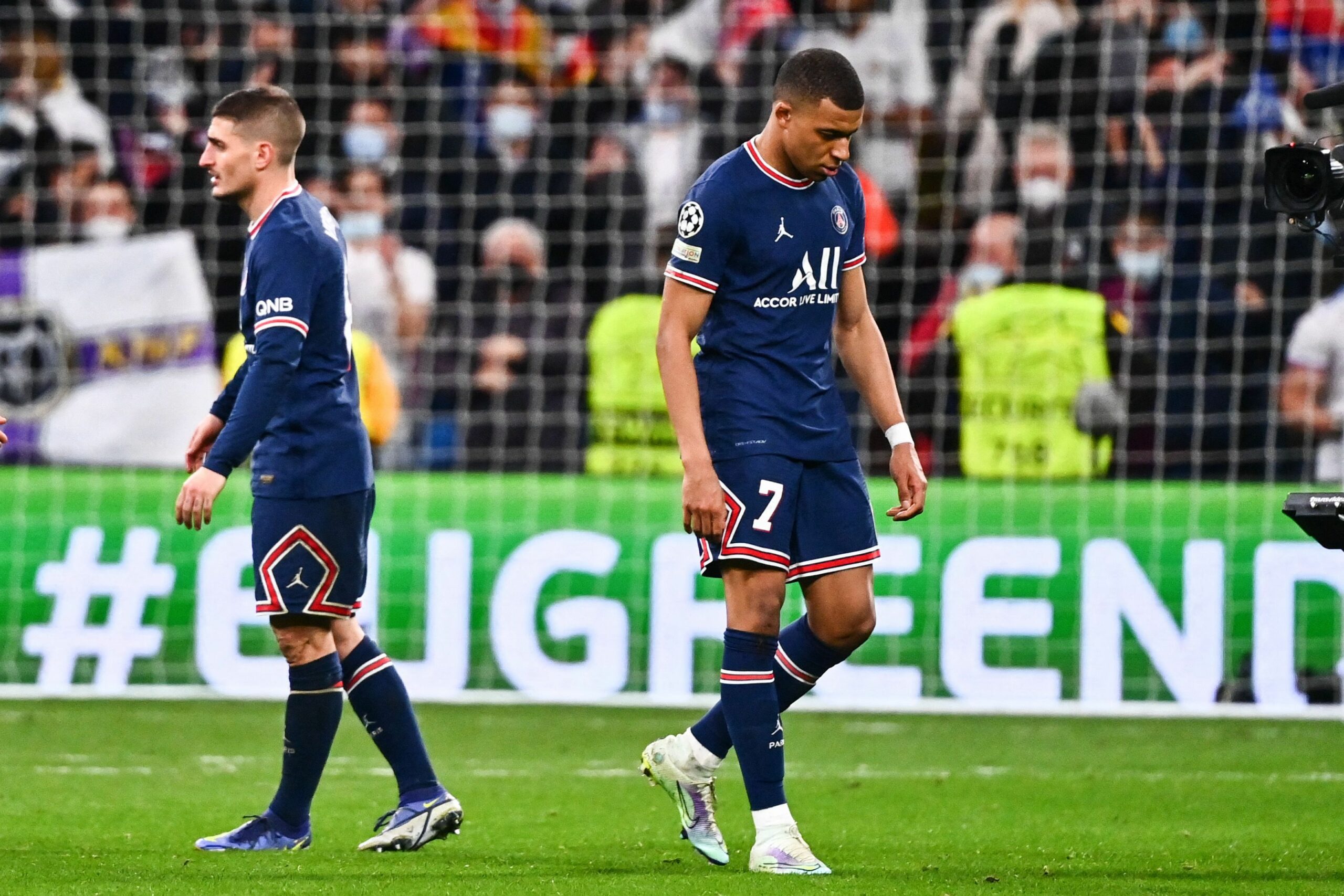 Nous avons echoue Kylian Mbappe ne cache pas sa deception apres l enorme desillusion du PSG contre le Real Madrid scaled