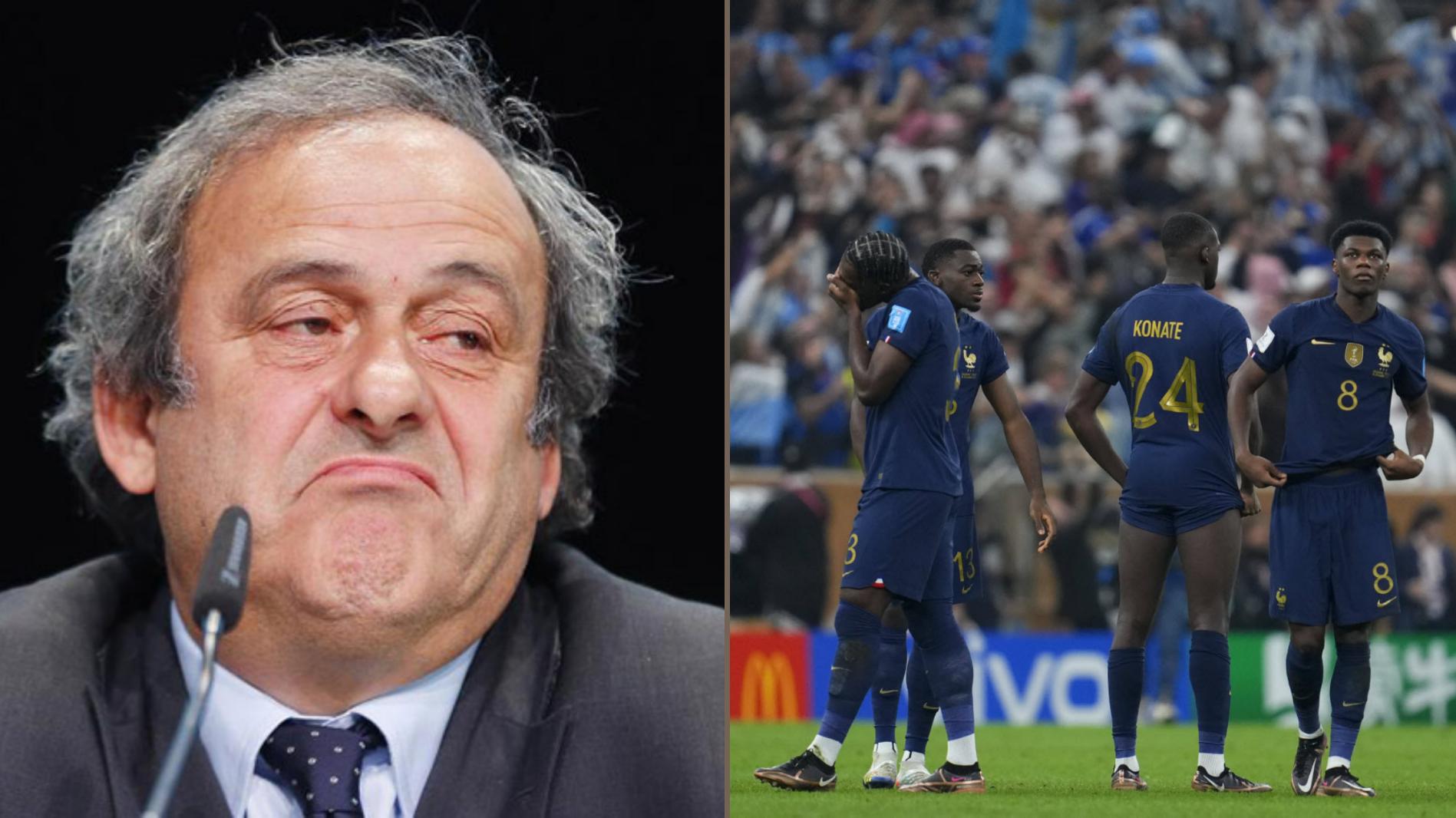 Platini choque, « La France ne méritait pas de remporter la Coupe du Monde »