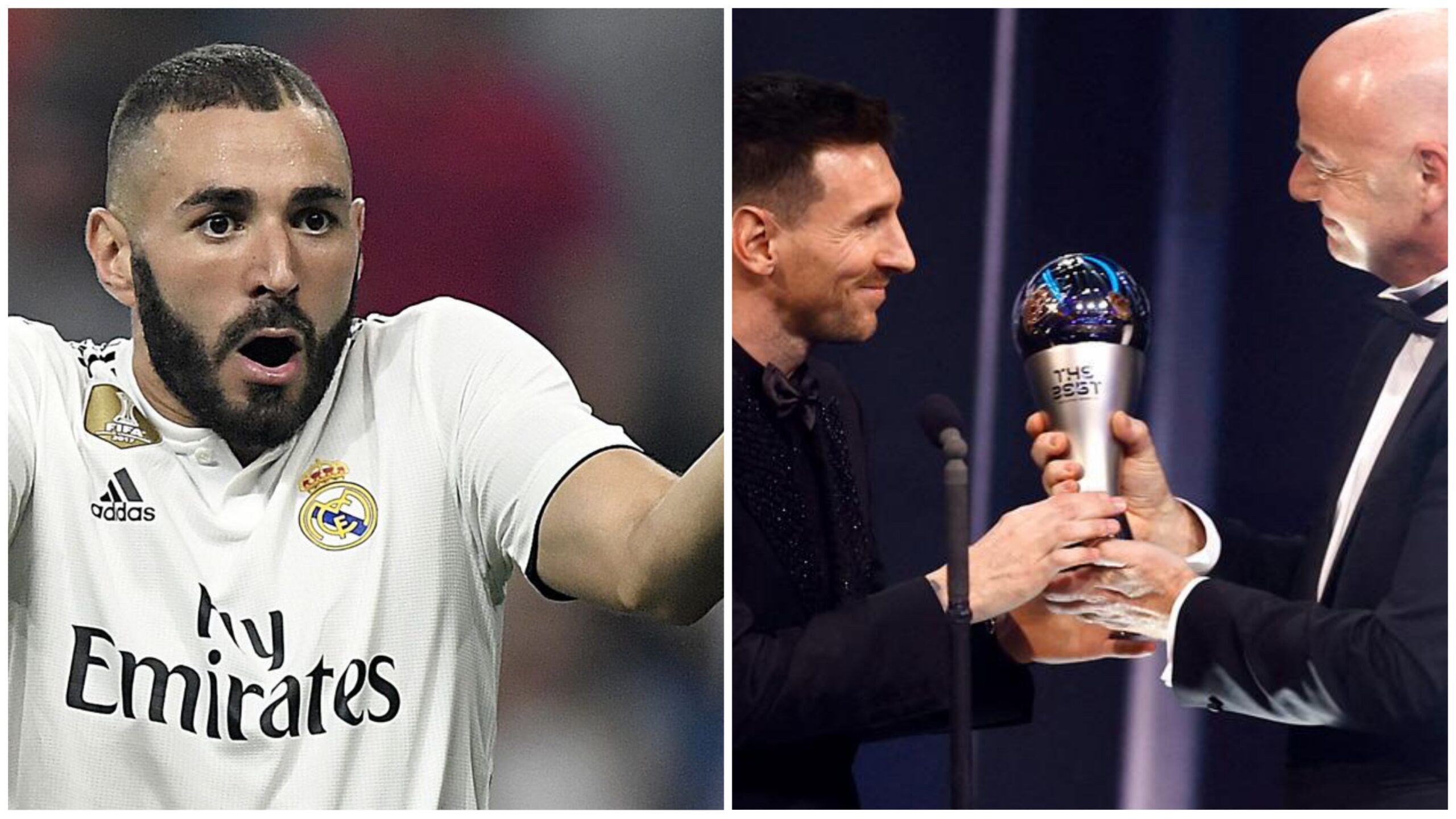 Benzema tacle la FIFA après le prix de joueur de l’année à Messi