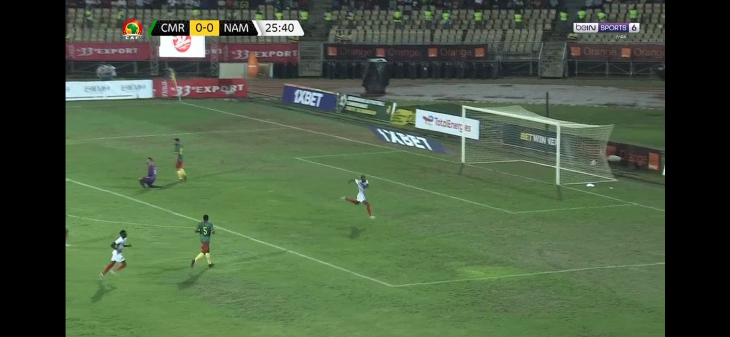 Ouverture du score pour la Namibie qui surprend le Cameroun (Vidéo)