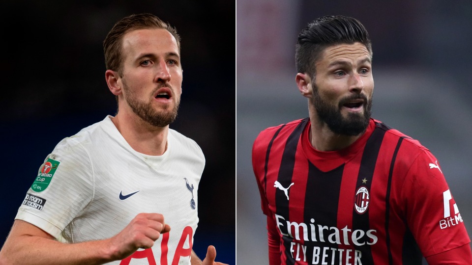 Giroud et Kane titulaires, les 22 acteurs du choc Tottenham – AC Milan connus