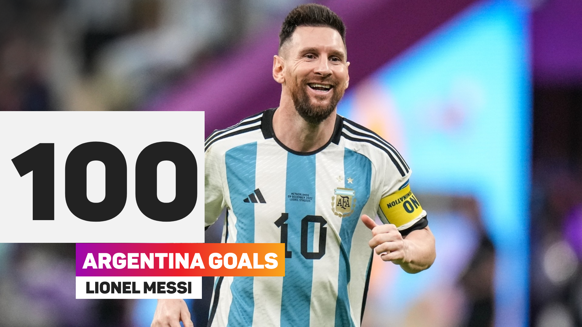Messi devient le troisième joueur à marquer plus de 100 buts internationaux