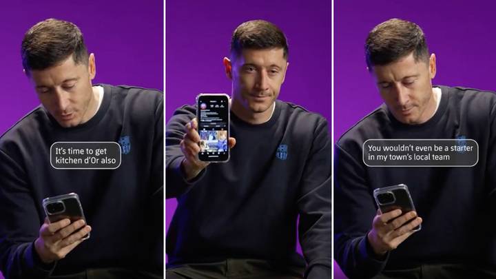 Lewandowski lit les commentaires que les joueuses du Barça reçoivent quotidiennement dans un message puissant