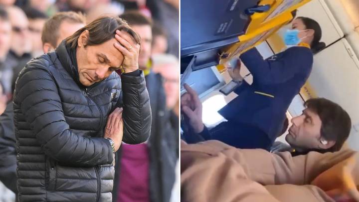 Antonio Conte repéré sur un vol Ryanair alors que l’avenir de Tottenham reste incertain