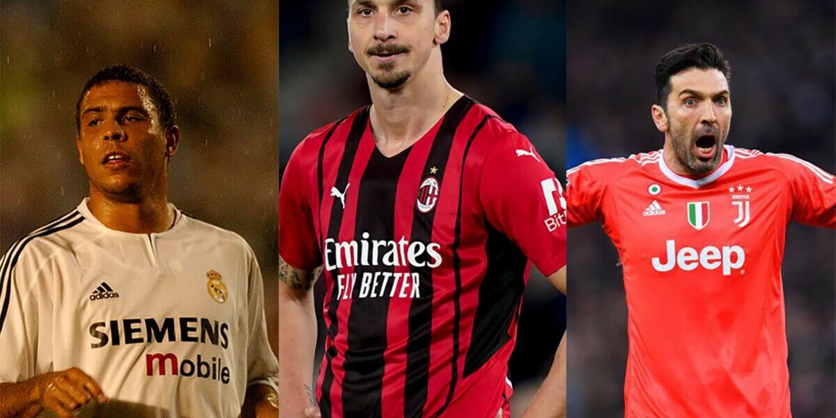 ronaldo zlatan et buffon