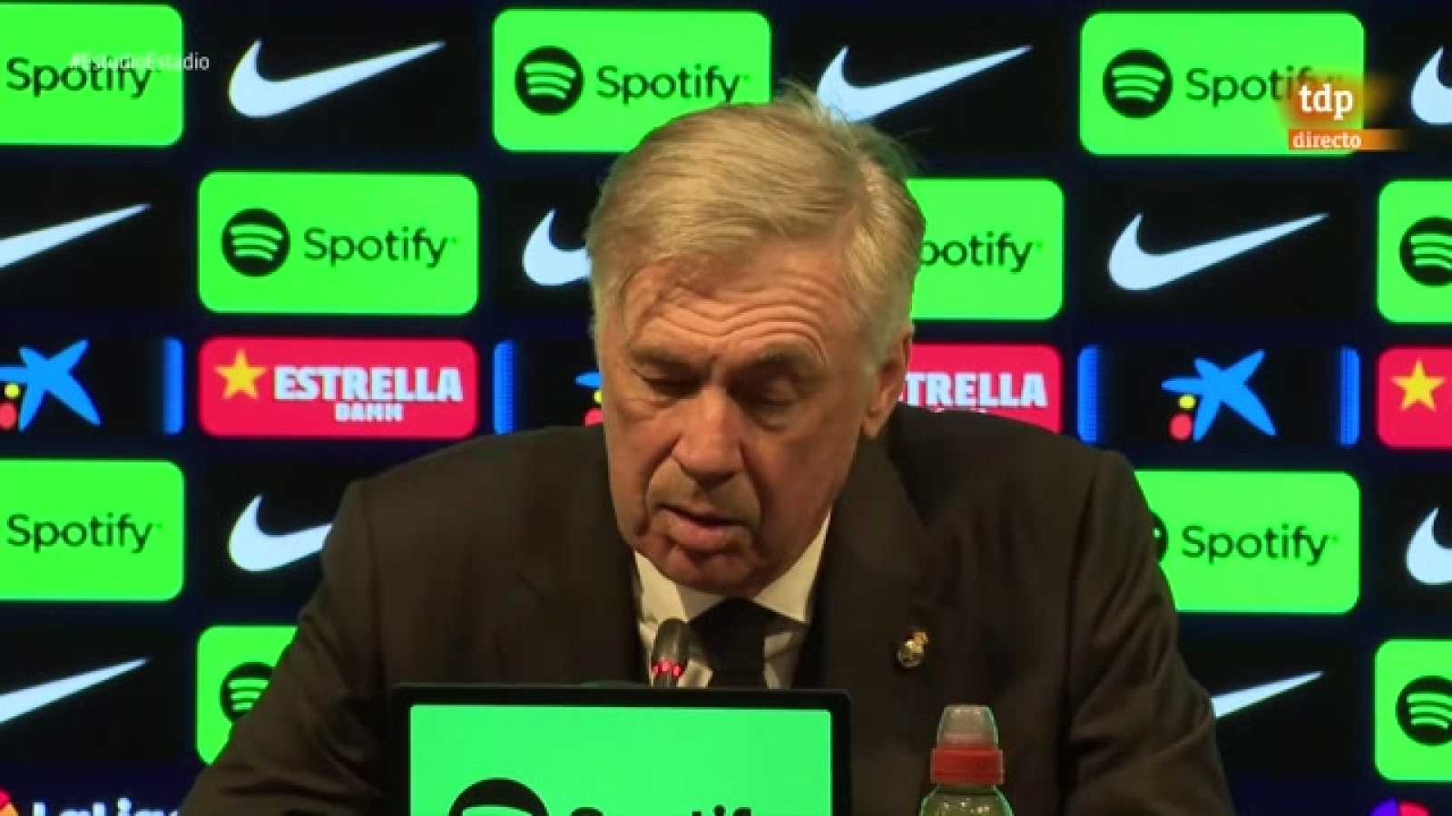 Ancelotti explique son refus de faire des remplacements contre Barcelone