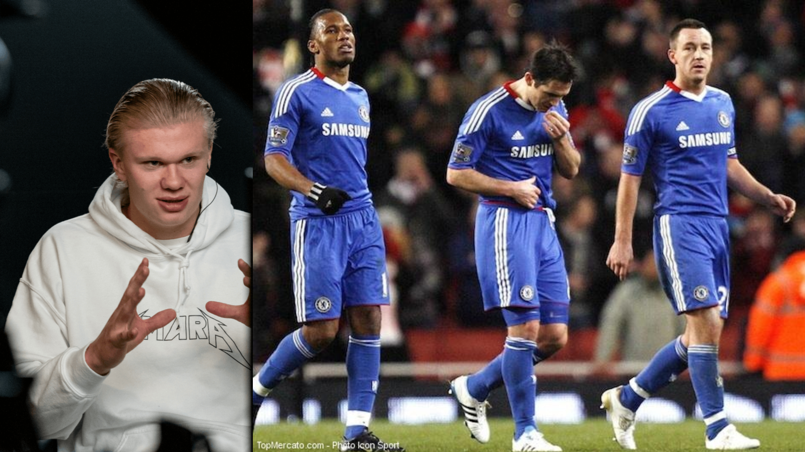 Haaland cite une légende de Chelsea lorsqu’on lui demande avec qui il aurait aimé jouer