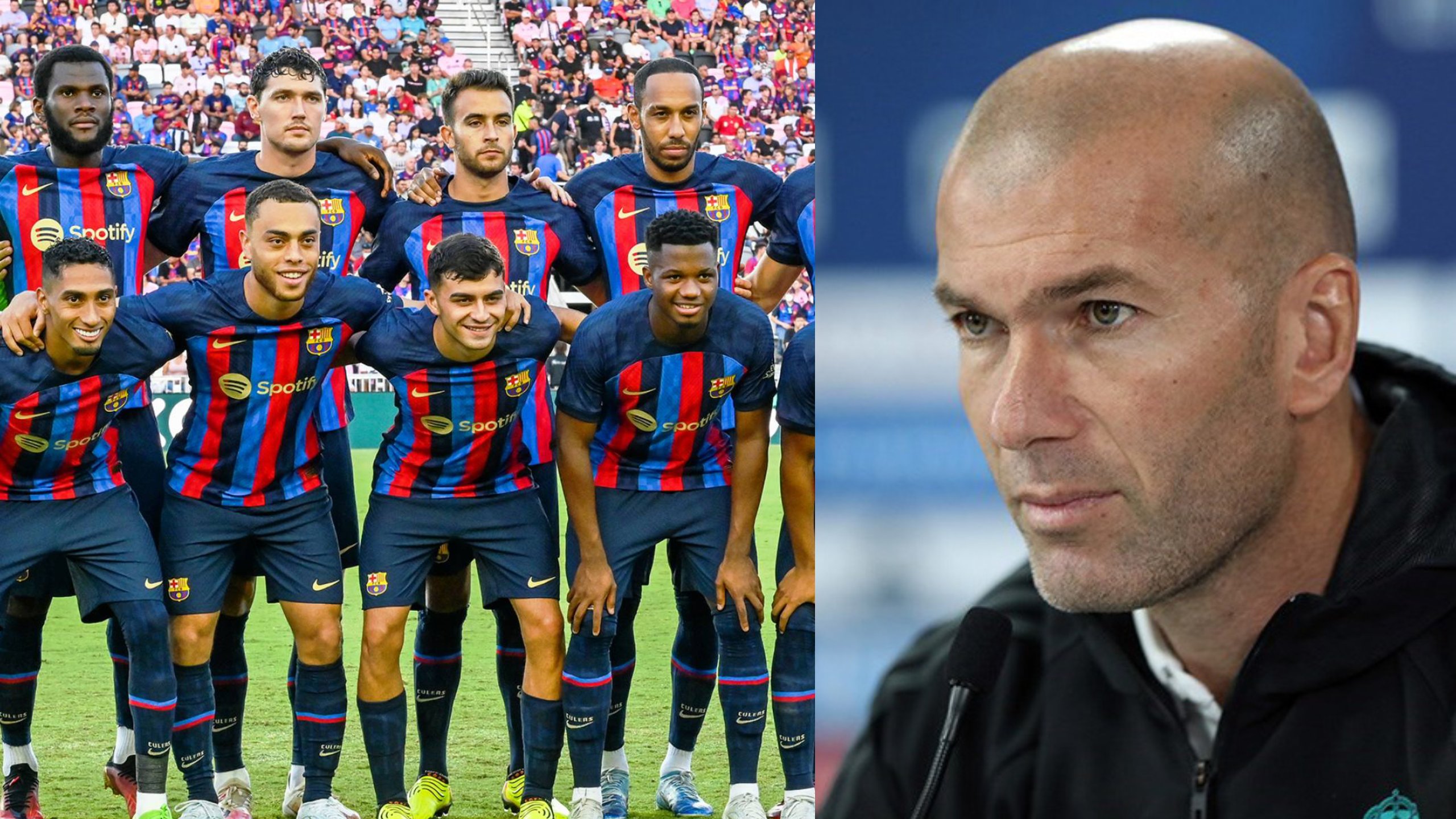 Zidane demande la signature de la star de Barcelone pour un nouveau club