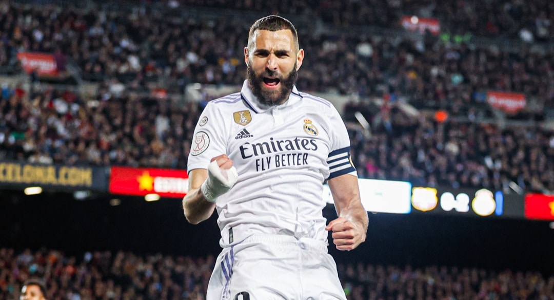 L’inusable Benzema s’offre le triplé contre le Barça, 0-4 (VIDÉO)