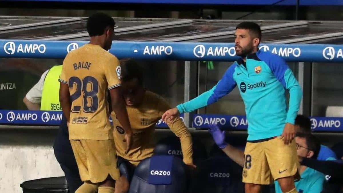 Relégué au banc par Alejandro Balde, Jordi Alba a tranché avec le Barça !