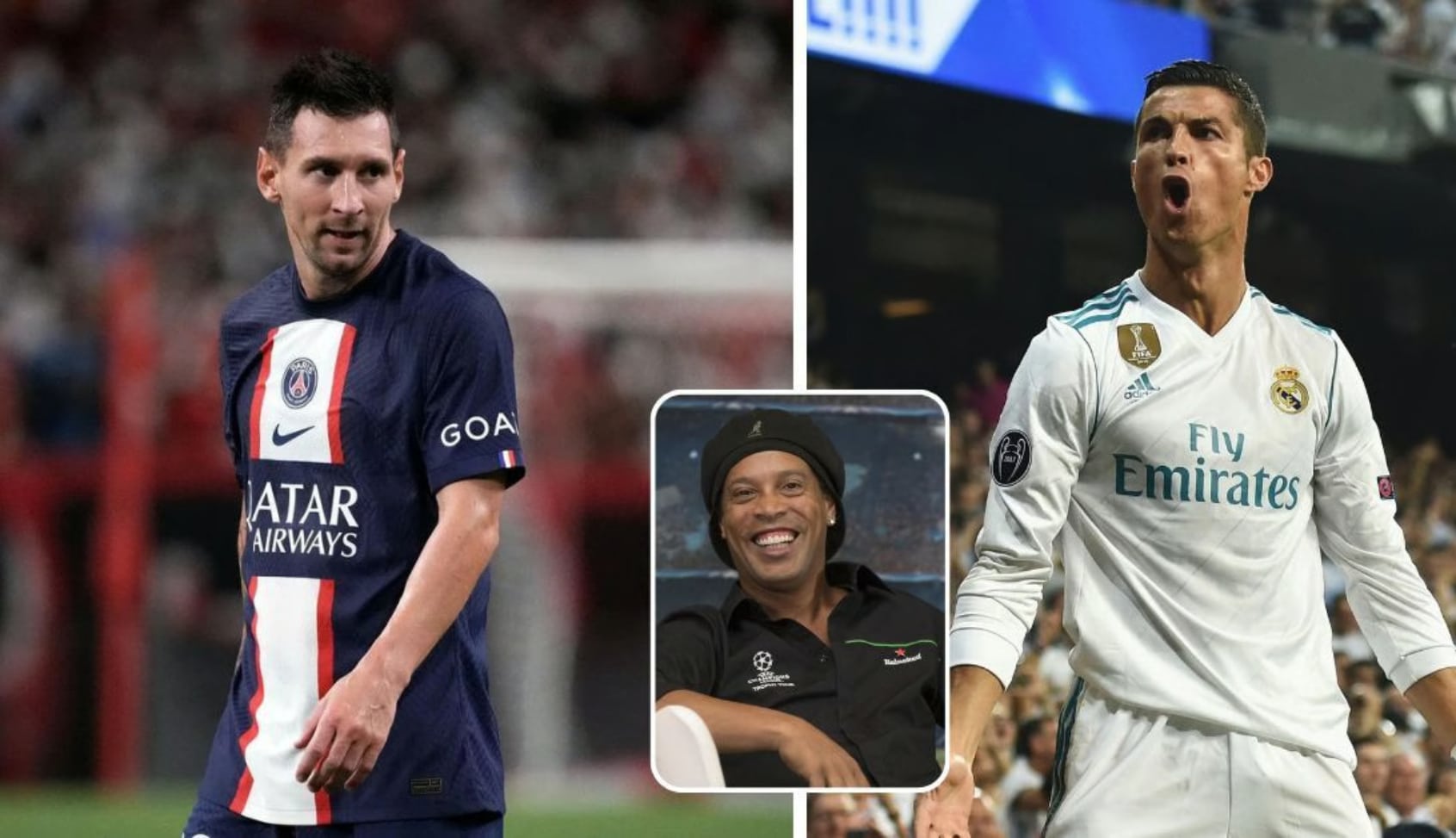 Quand Ronaldinho a snobé Cristiano Ronaldo et a choisi Lionel Messi avec 3 anciennes stars de Chelsea dans son 11 de rêve