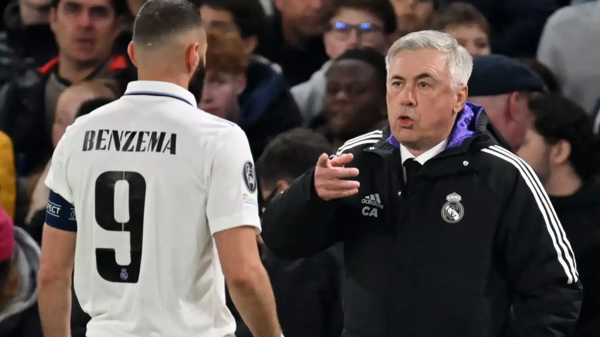 LdC: Frustré contre son coach, ce que Benzema a dit à Ancelotti lors de sa sortie