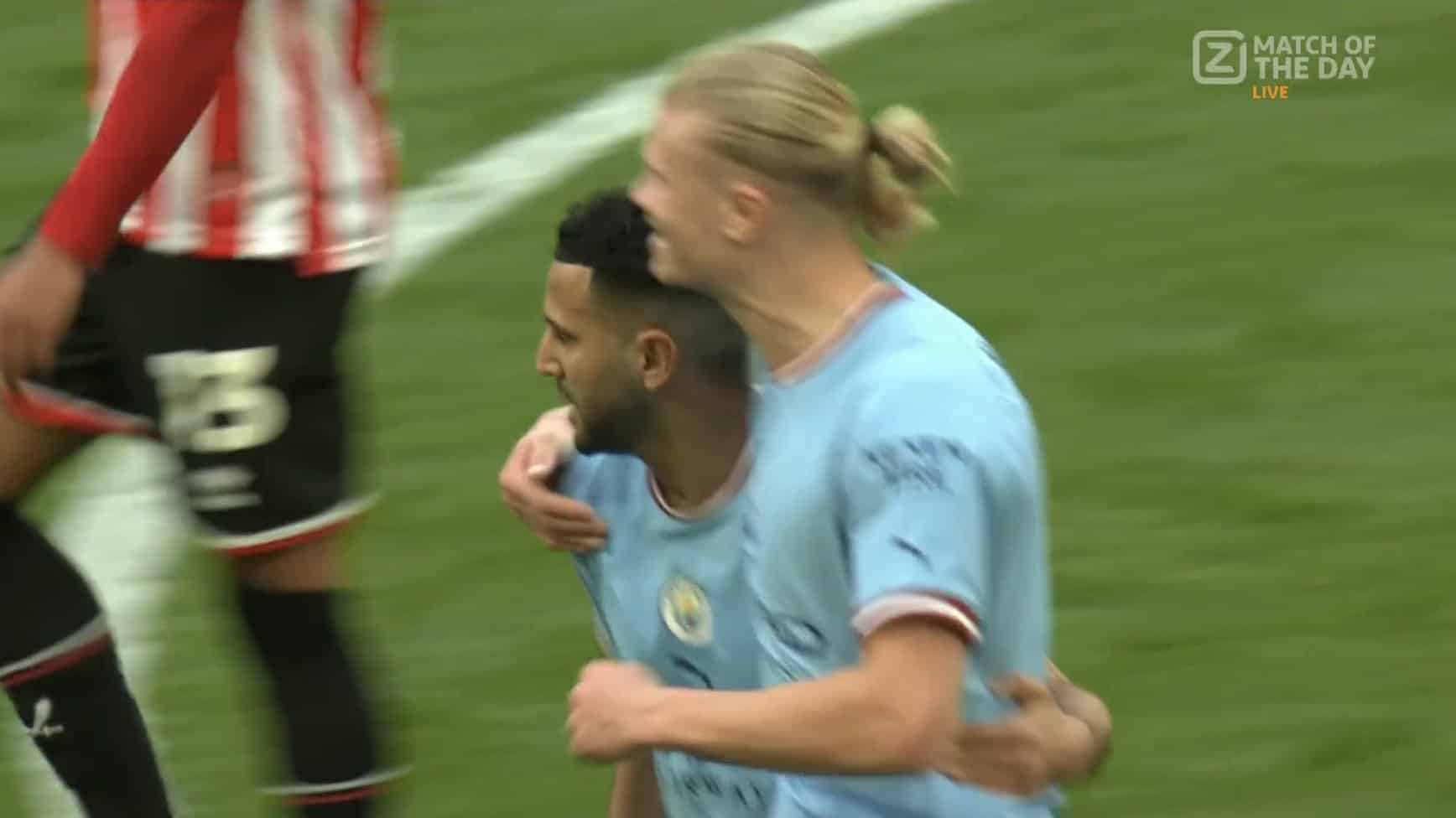 Riyad Mahrez ouvre le score, Manchester City prend les devants face à Sheffield United ! (VIDEO)