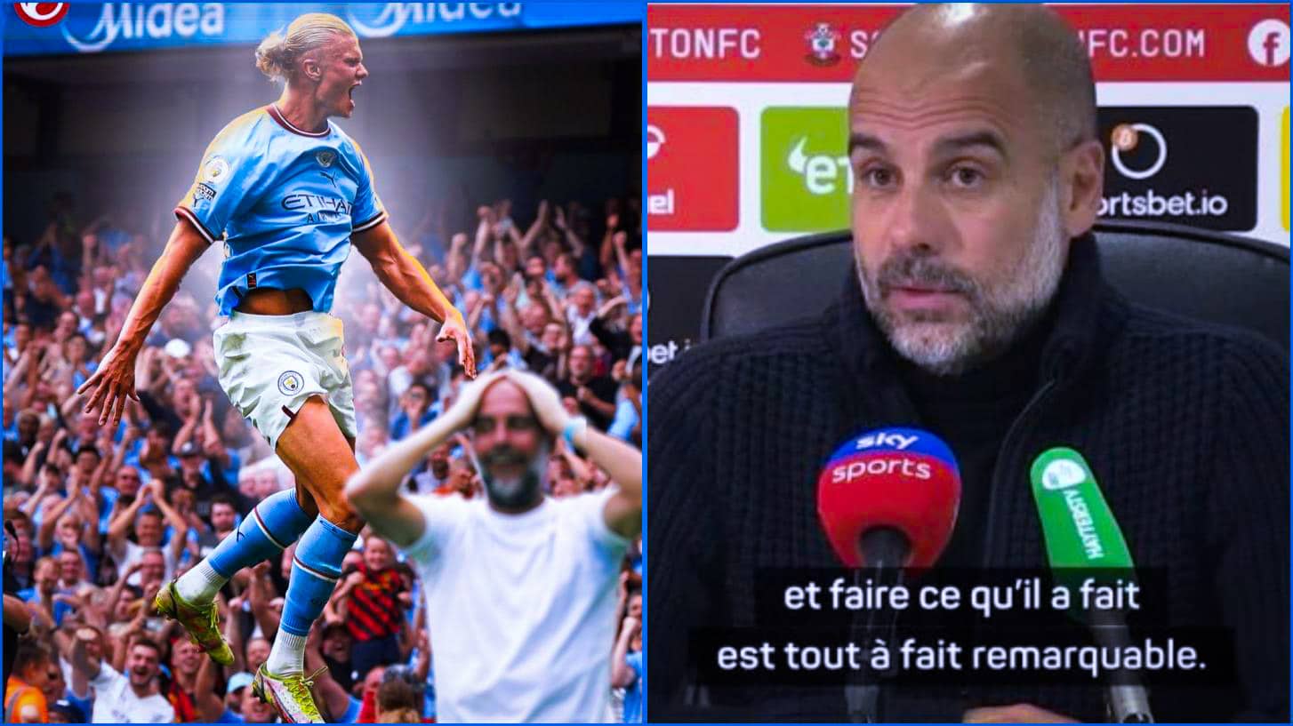 « Erling et lui sont des machines », Guardiola nomme le seul joueur plus fort que Haaland 