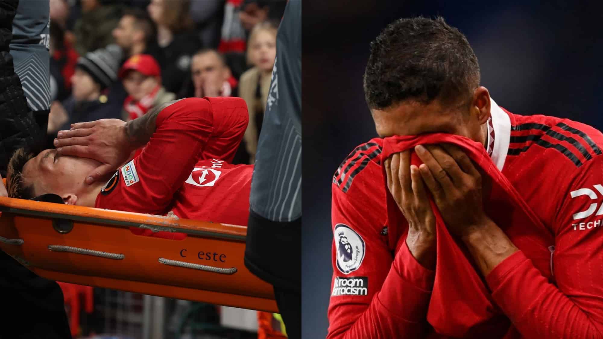Man United: Fin de saison pour Martinez, la durée d’absence de Varane connue (OFFICIEL)