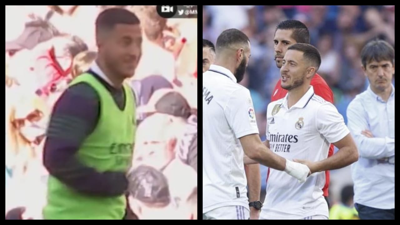 L’étrange réaction d’Hazard quand il a su qu’il allait entrer en jeu et remplacer Benzema (VIDEO)