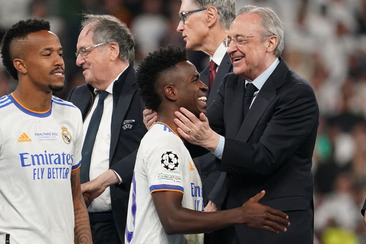 Real Madrid: En feu cette saison, Vinicius va toucher une récompense en « Or » venant de Florentino Perez