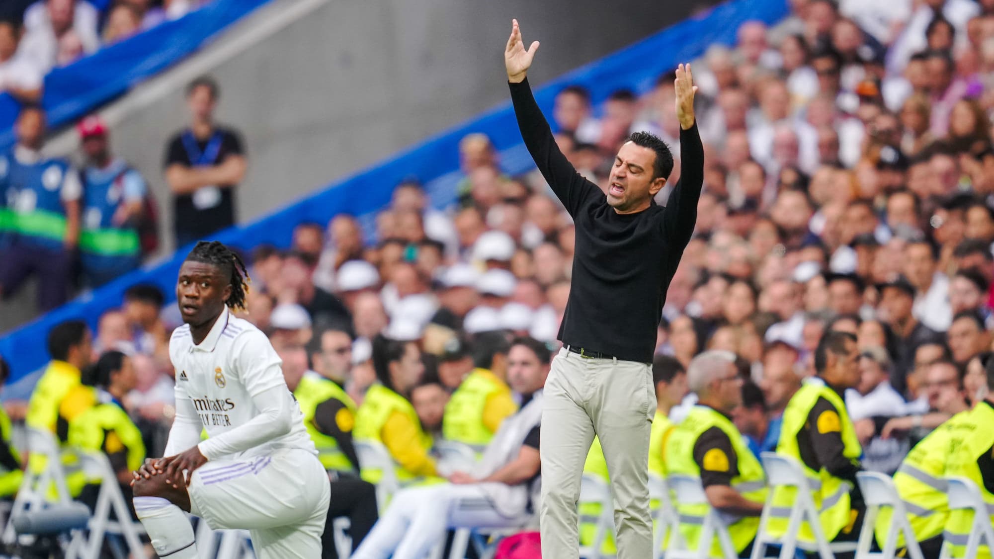 Xavi lors du Clasico face au Real le 16 octobre 2022 1502449