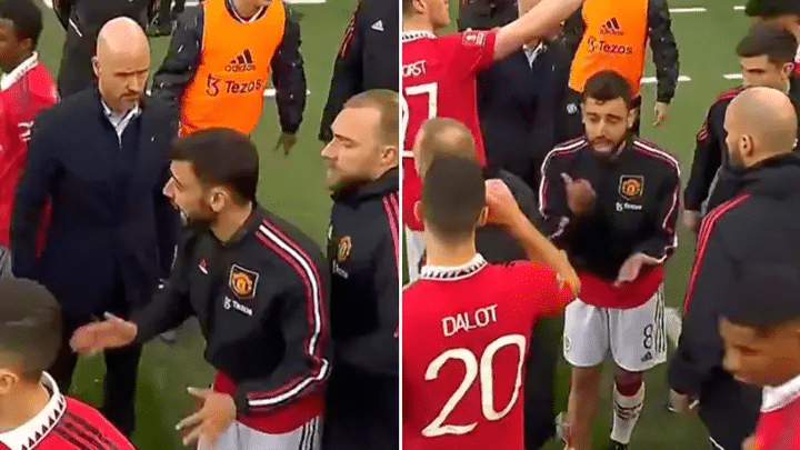 Les fans veulent que Bruno Fernandes devienne le capitaine de Man Utd en raison de son comportement après avoir été remplacé