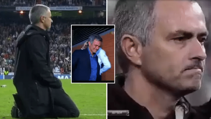 José Mourinho n’a pleuré qu’une seule fois après une défaite dans sa carrière