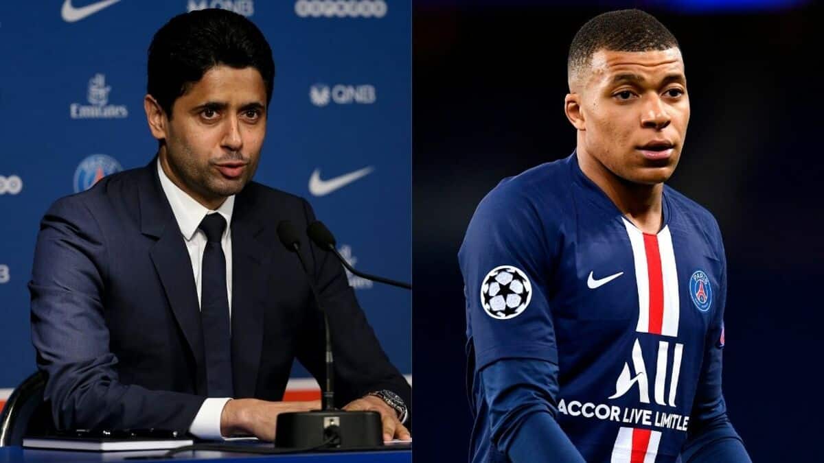 kylian mbappe le coup de gueule de nasser al khelaifi a propos de son avenir au psg