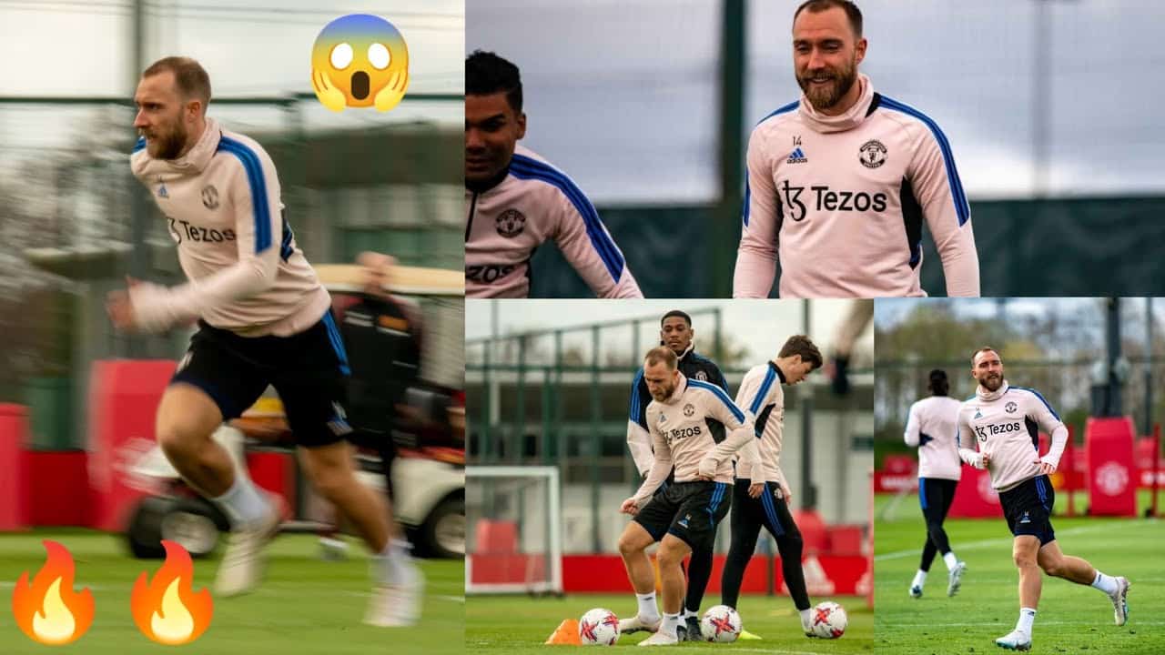 Casmeiro réagit au retour de Christian Eriksen à l’entraînement de Man United