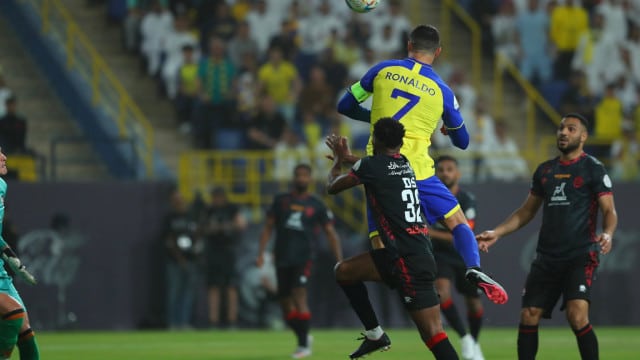 La réaction de Ronaldo après la victoire d’Al Nassr contre Al Raed