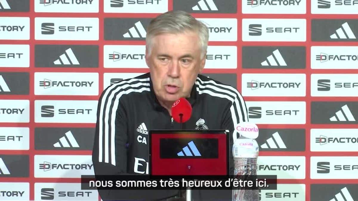 Carlo Ancelotti révèle à quoi pourrait ressembler son onze de départ contre Man City