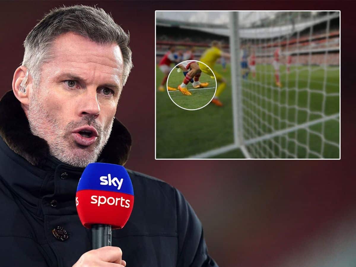 « Embarrassant » : Jamie Carragher critique un joueur d’Arsenal