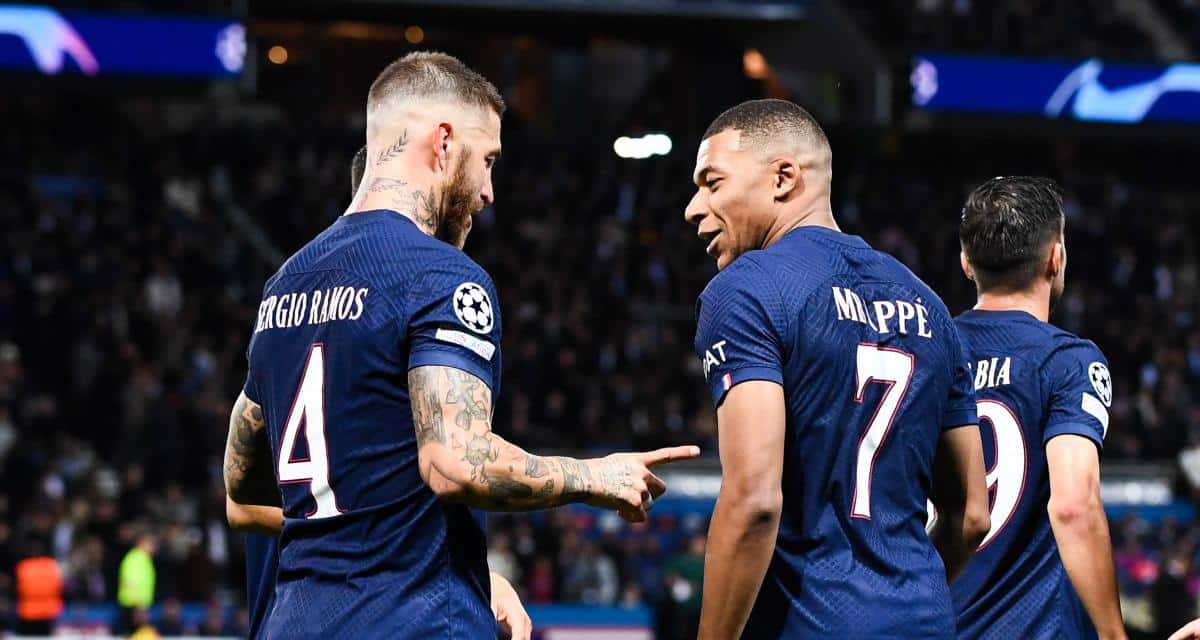 1200 L psg sergio ramos s offre du bon temps avec mbapp et une nouvelle coupe