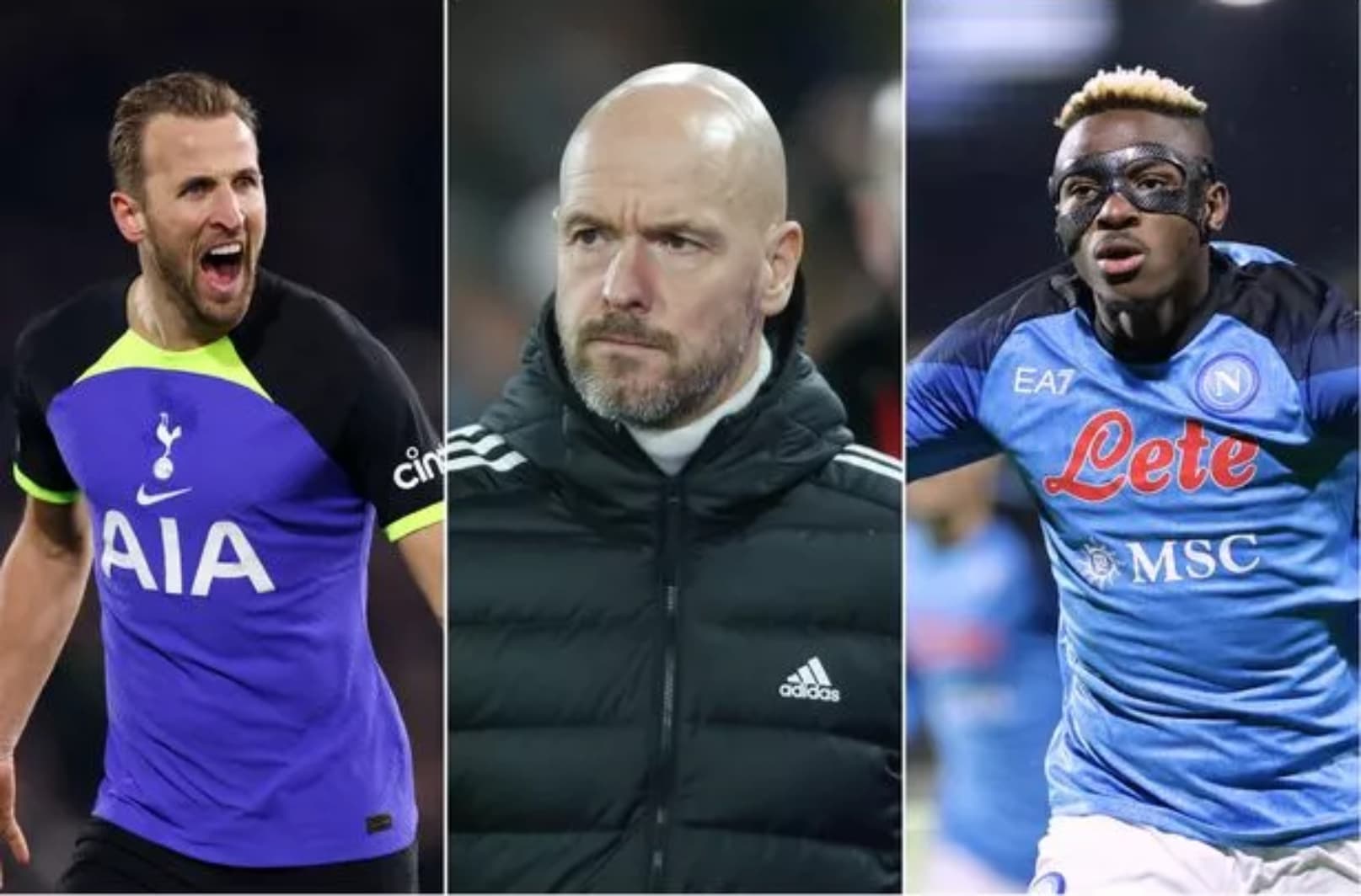 Harry Kane, Osimhen et 3 autres attaquants que Man United pourrait signer cet été