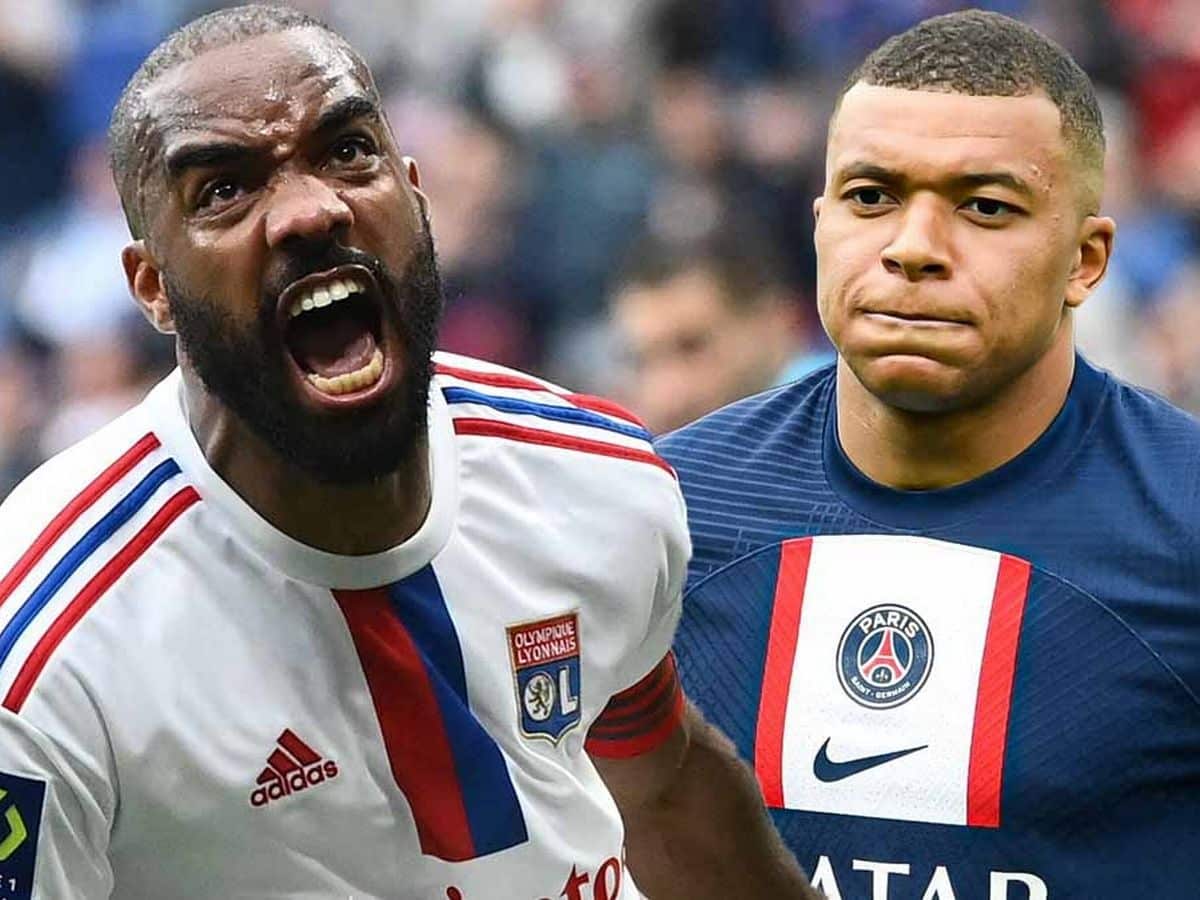 1 MAIN Alexandre Lacazette scores FOUR as ex Arsenal striker takes Kylian Mbappe record 3