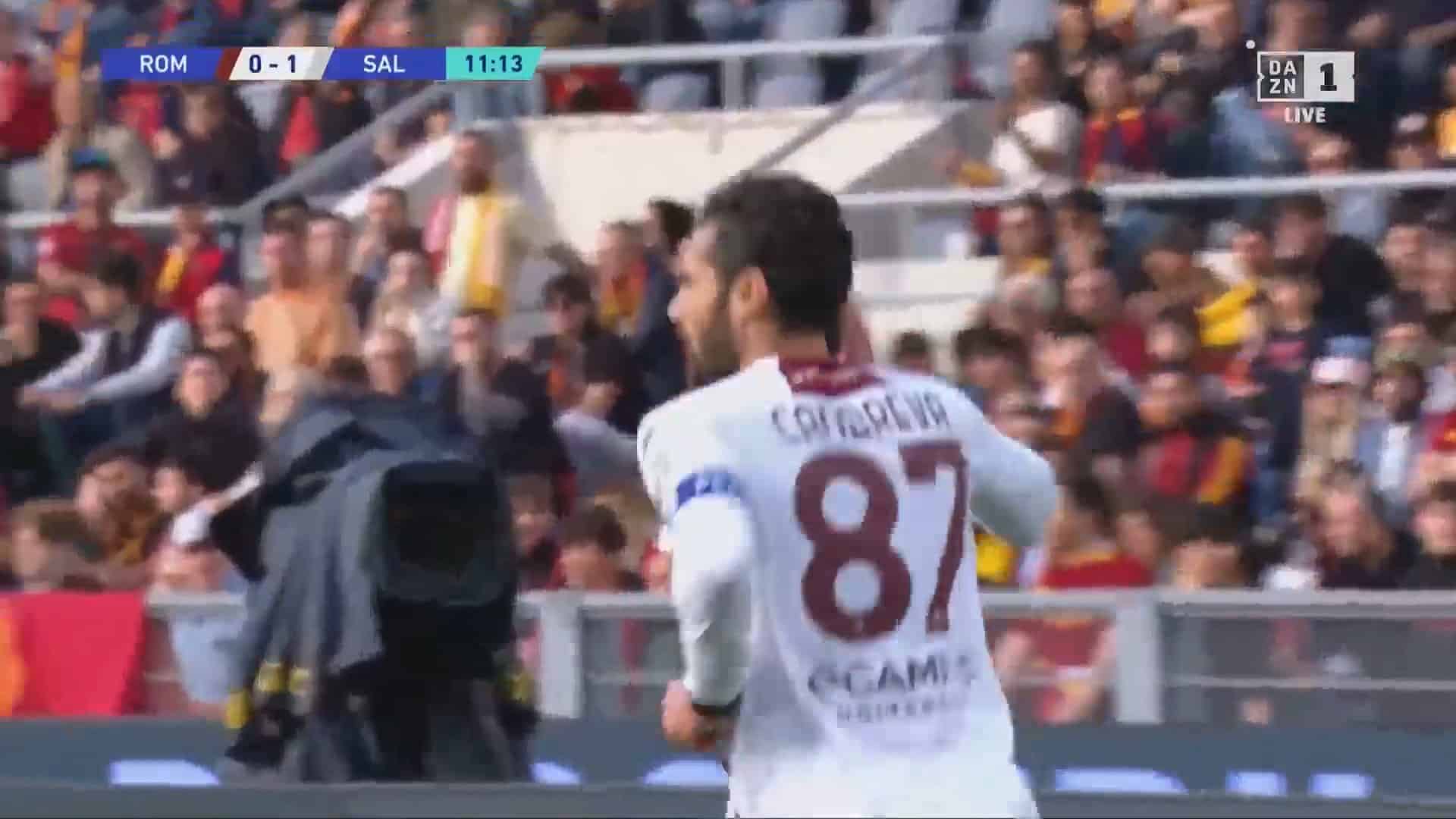 Candreva surprend l’AS Roma et ouvre la marque pour Salernitana (VIDÉO)