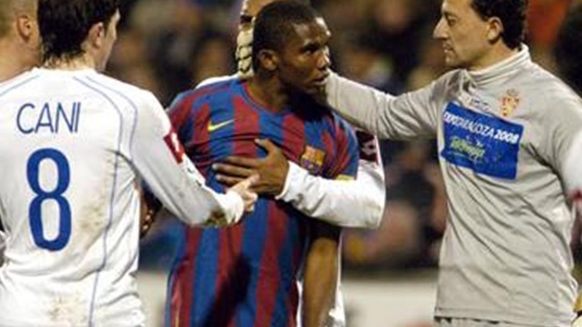 17 ans après, l’arbitre du match dans lequel Eto’o a été victime de racisme à Saragosse sort de son silence