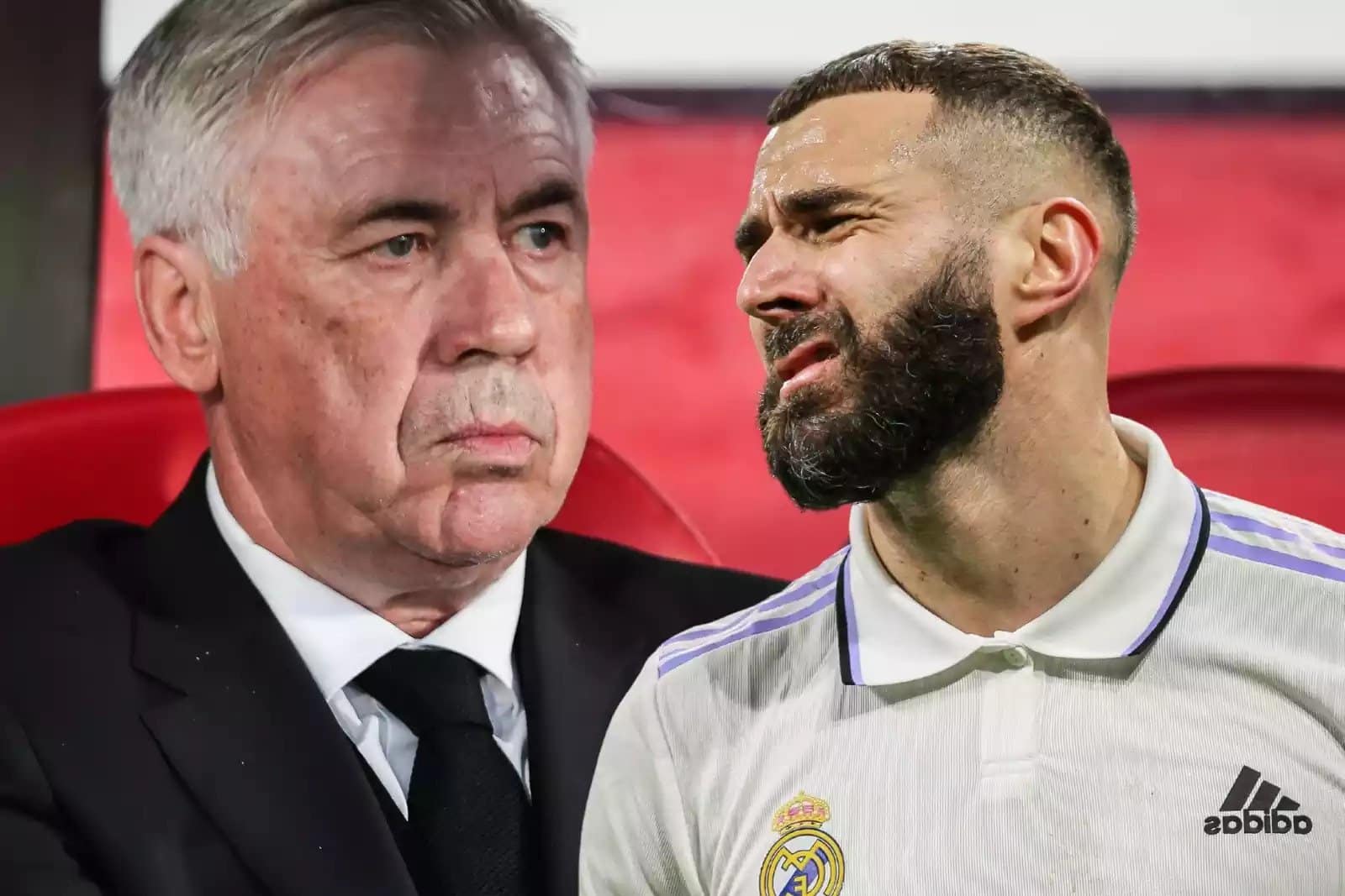 Ancelotti a Benzema