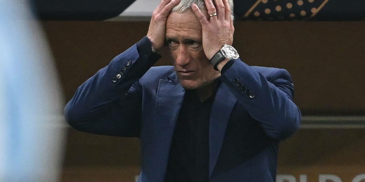 Didier Deschamps est tres triste apres la defaite en finale