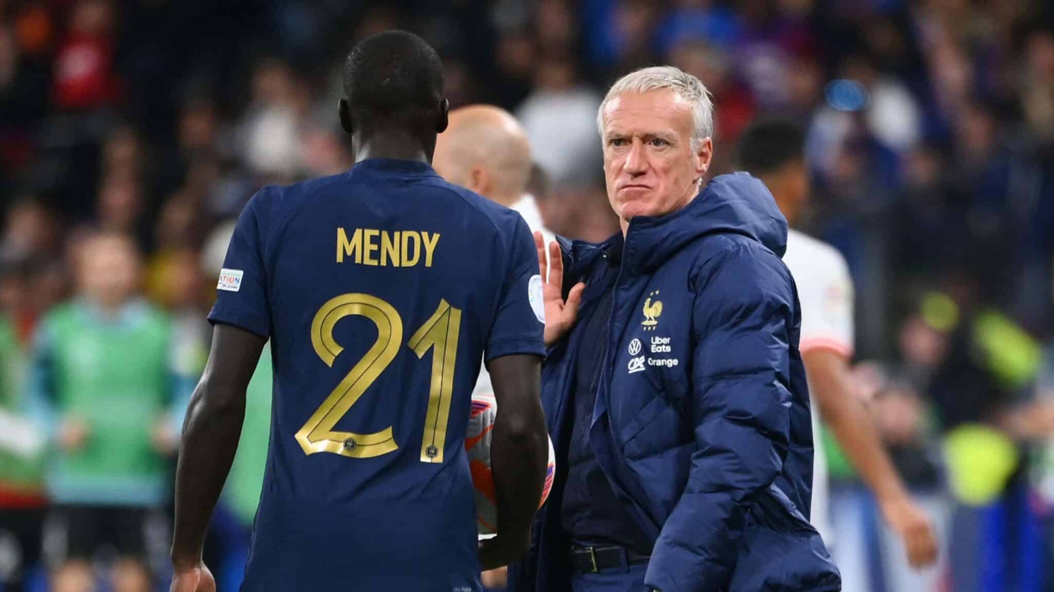 Equipe de France Ferland Mendy Didier Deschamps scaled