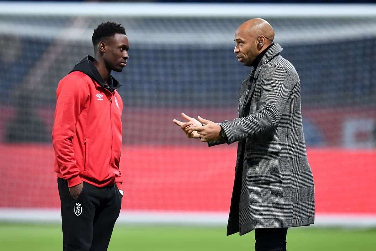 Folarin Balogun discute avec Thierry Henry avant d affronter le PSG 1567576