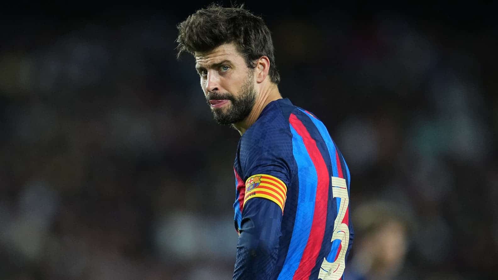 Gerard Pique avec le Barca en aout 2022 1514378